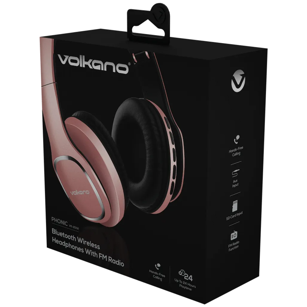 Volkano Phonic Series Bluetooth Headphones